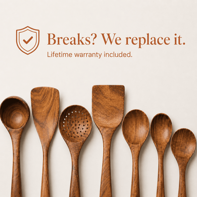 Teak Wood Utensil Set